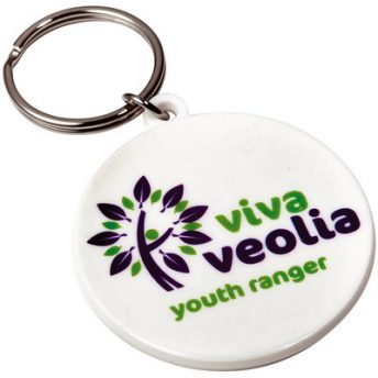 Recycled Round Keyring